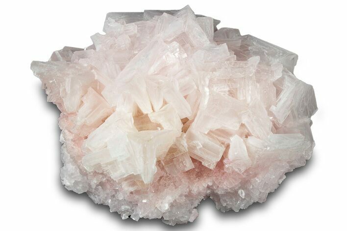 Pink Halite Crystal Cluster - Trona, California #314149